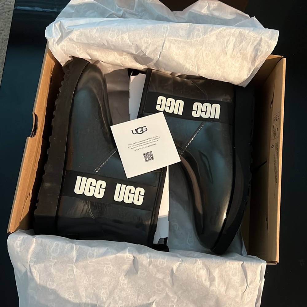 UGG Waterproof clear boots